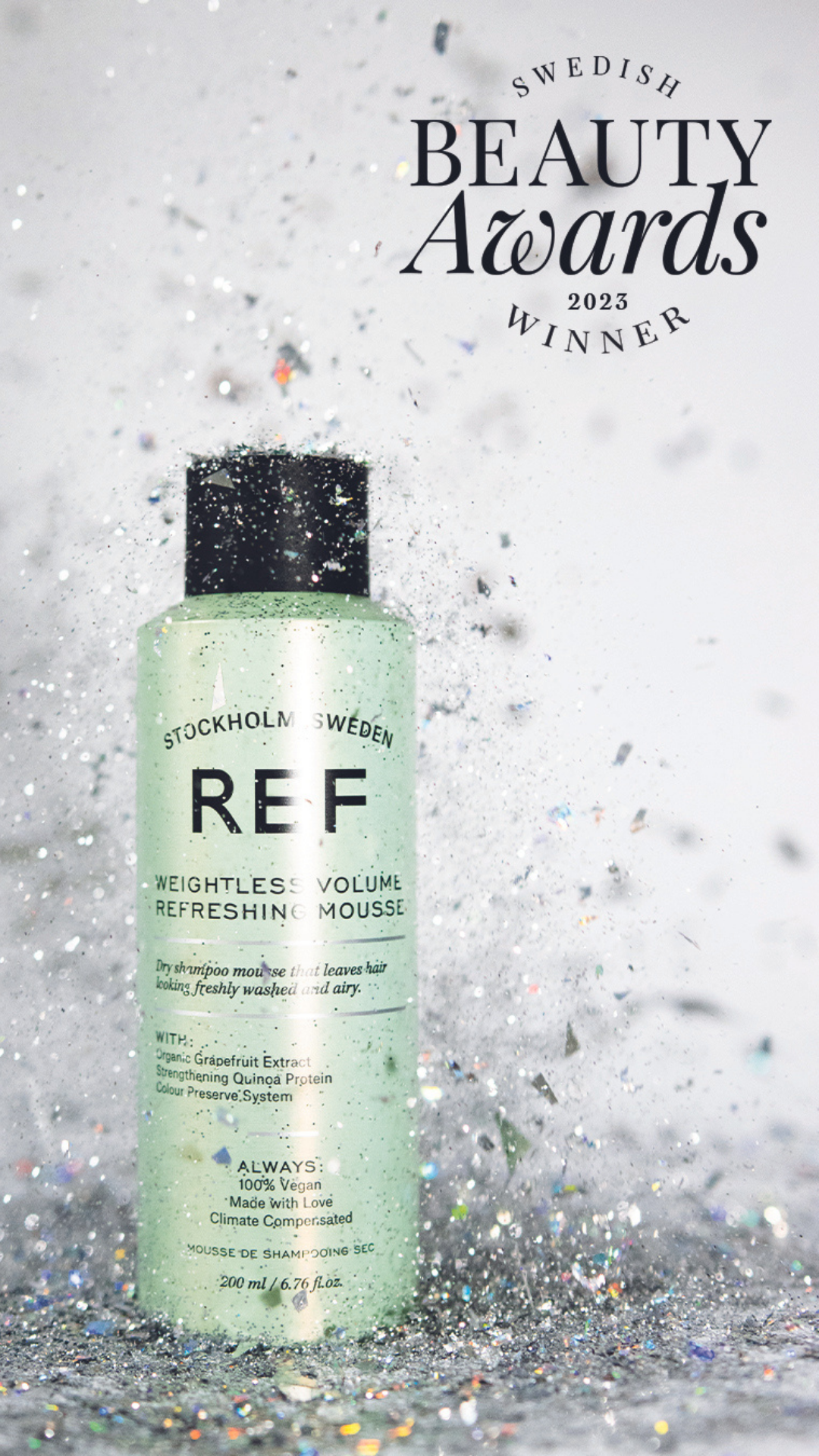 REF Weightless Volume Refreshing Mousse