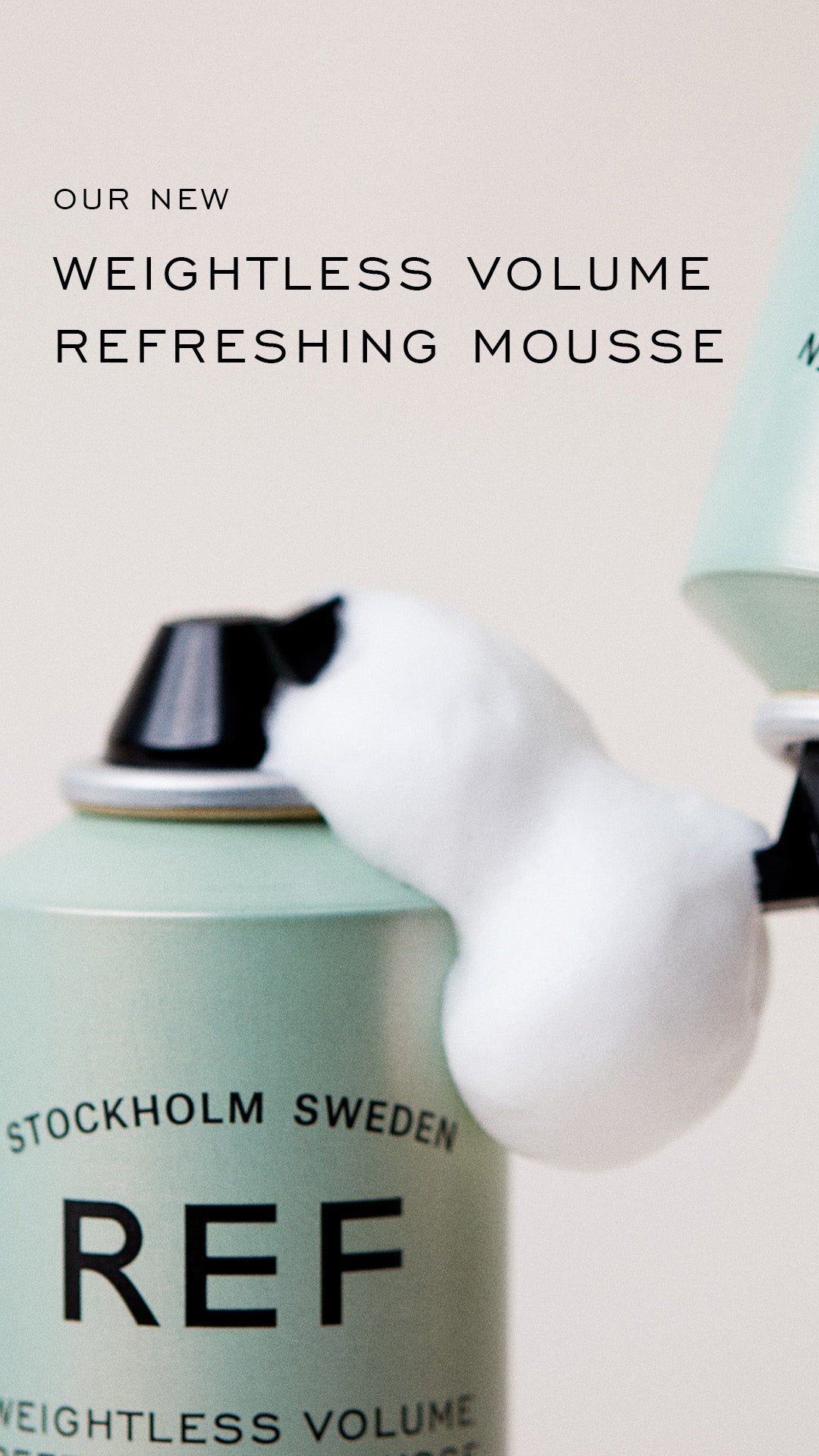 REF Weightless Volume Refreshing Mousse