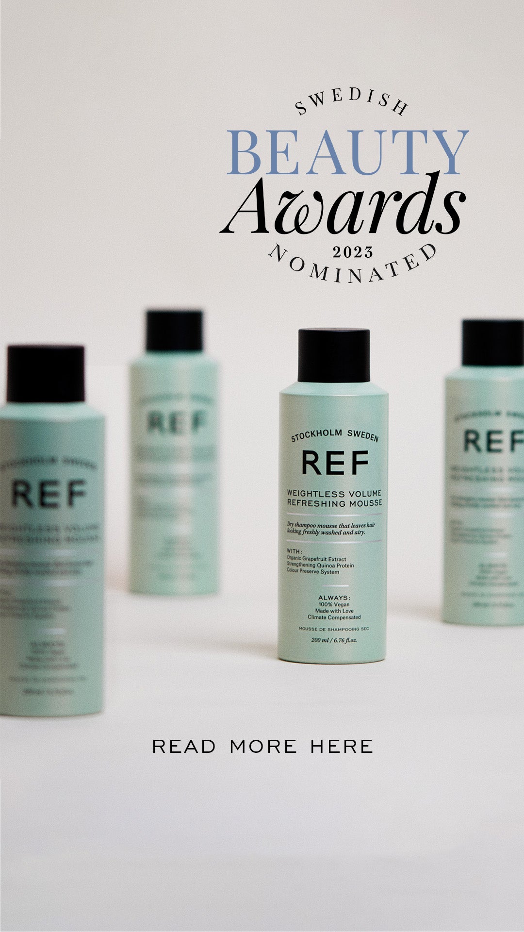 REF Weightless Volume Refreshing Mousse