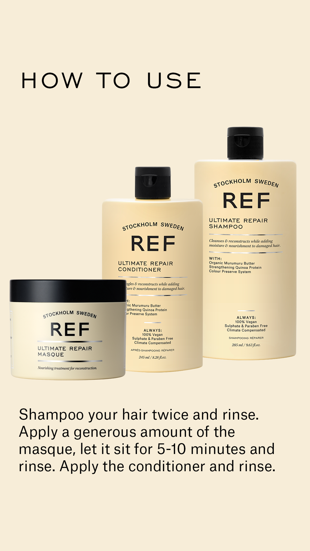 REF Ultimate Repair Shampoo