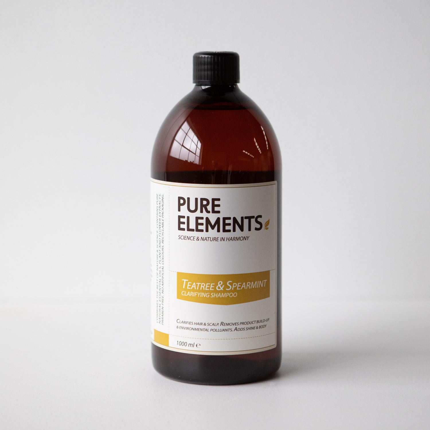Clarifies the scalp, removing product build-up &amp; environmental pollutants. Adds body - shine. 100% pure essential oils of Tea Tree - Spearmint provide antioxidant properties - calm, soothe - stimulate the scalp. Natural extract of Birch Leaf soothes – purifies..1234