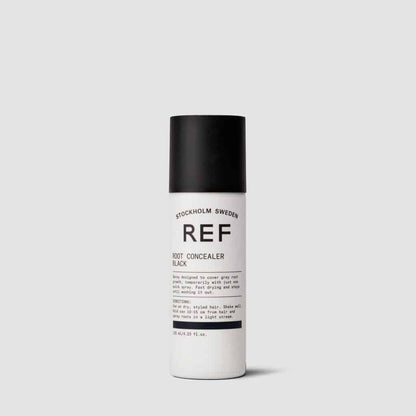 REF Root Concealer Black: A product that simply and effectively hides unwanted roots. Featuring pigments that traditionally have been used in make-up. Spray roots lightly in between colour treatments. Fast-drying formula. Remains until washed out. 100% Vegan Paraben free Sulphate free Colour preserving.1234